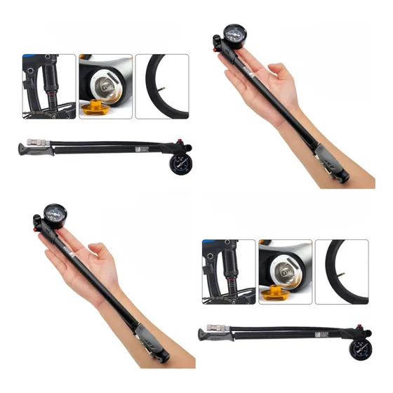 Bomba Portátil Para Neumáticos Bicicleta Thinkrider 300psi