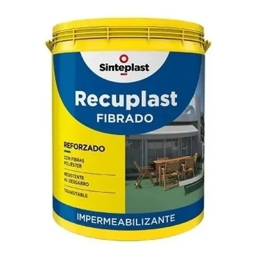 Membrana En Pasta Fibrado Recuplast Blanco 20 Kgs