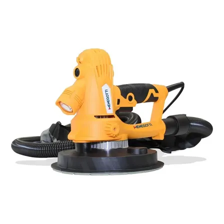 Lixadeira Profissional De Parede Menegotti Mlp-800h Amarela 60hz 800w 220v Amarelo 60 Hz
