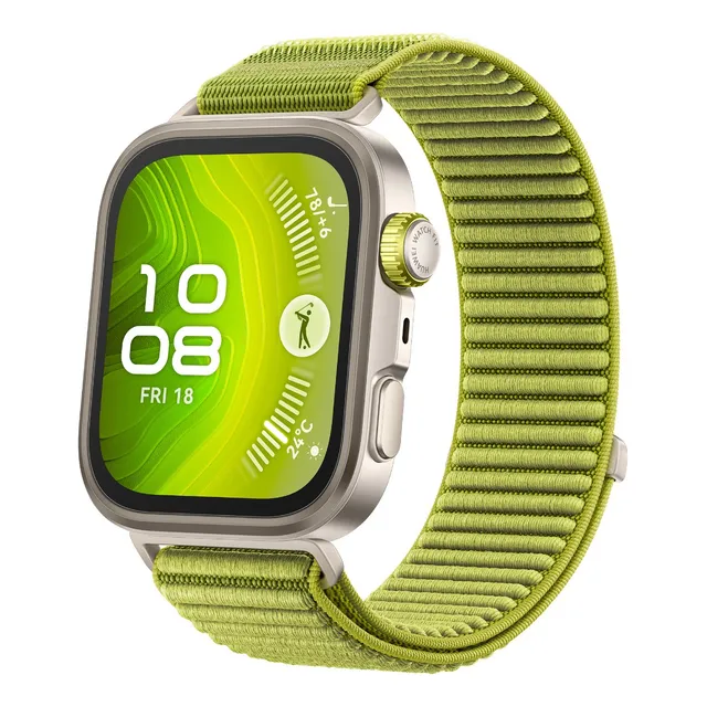 Smartwatch Huawei Watch Fit 4 Pro | Pantalla De Zafiro 1.82 Caja Verde Malla Verde Bisel Gris