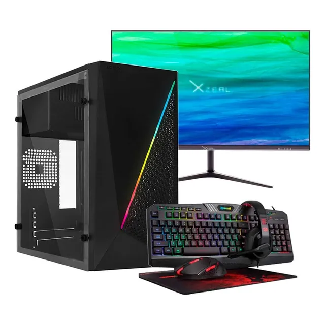 Pc Gamer Monitor 27 Teclado Ryzen 7 5700g Ram 32 Gb 1tb Wifi
