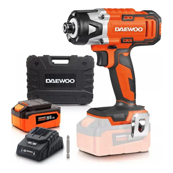 Atornillador De Impacto A Bateria 20v Inalambrico 180nm