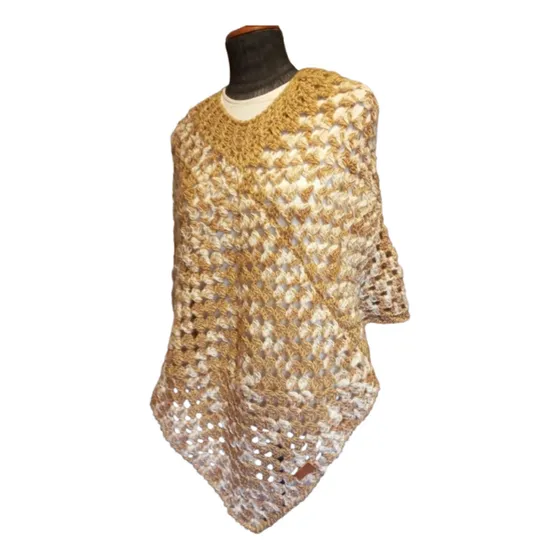 Poncho Adoré Urbano Adulto Unisex - Lana Acrílica