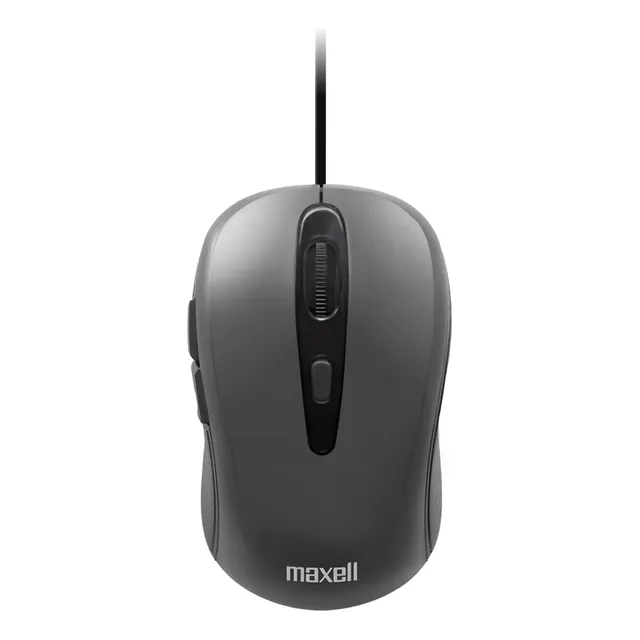 Mouse Optico 5 Botones Ergonómico Cable Usb 1.5metros Maxell