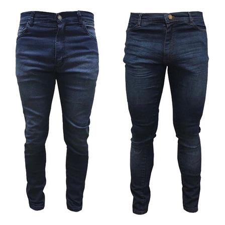 Combo Dos Pantalones Jean Hombre Chupines Elastizados Combo Dos Pantalones Jean Hombre Chupines Elastizados