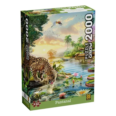 Quebra-cabeça - 2000 Peças - Pantanal - Grow - 4686