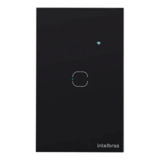 Interruptor Inteligente Touch 1 Ews 1001 Preto Intelbras