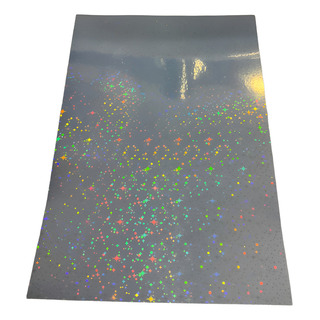 Papel Adhesivo Holografico Premium 100 Grs/a4/20 Hojas Color Silver Estrellas Papel Adhesivo Holografico Premium 100 Grs/a4/20 Hojas Color Silver Estrellas