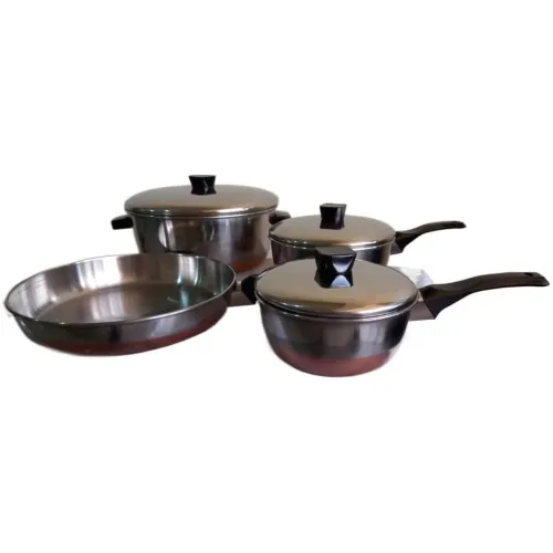 Set Juego De Ollas 7 Piezas Cocina Antiadherente