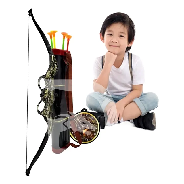 Juego Arco +flechas Tiro Al Blanco Punteria Destreza Arquero