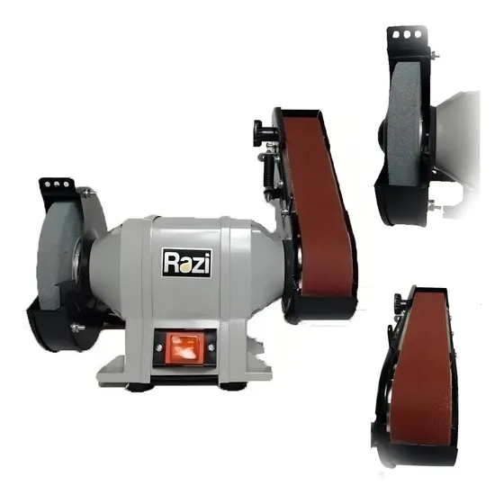 Esmeril Lixa Fita 6 Pol 350 Watts 19720 Razi Cor Cinza 220V