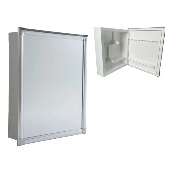 Mueble Botiquin Polipropileno Astra Blanco Con Espejo Blanco