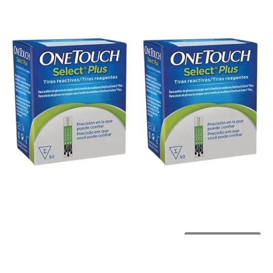 One Touch Select Plus 100 Tiras Reactivas