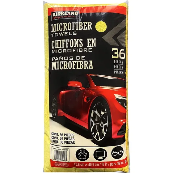 Toallas De Pelo Ultra Largo De Microfibra Premium (36-pack)