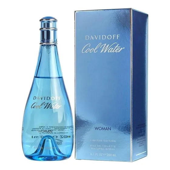 Perfume Davidoff Cool Water Edt 200 Ml Para Mujer