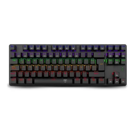 Teclado Mecánico Gamer T-dagger Bora T-tgk313 Rainbow, Blue