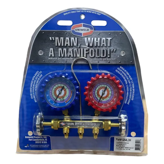 Juego De Manómetro Uniweld R-22 / R-410 / R-404