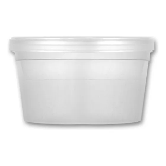 Tina Plástica 16oz - 500cc Con Tapa  