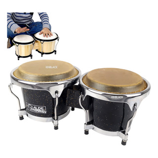 Bongos Alde Audio Negros 6 PuLG. 15 Cm Y 7 PuLG. 18 Cm Ax Bongos Alde Audio Negros 6 PuLG. 15 Cm Y 7 PuLG. 18 Cm Ax
