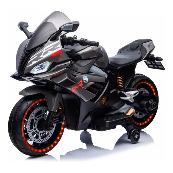 Aeiou Moto Eléctrica Montable Bdx019 Diseño Realista Color Gris
