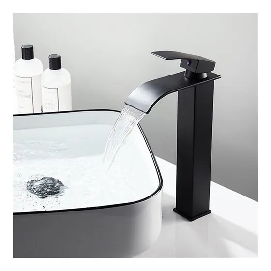 Grifo Lavabo Cascada Tococo Baño Leed Laton Agua Fria Un B