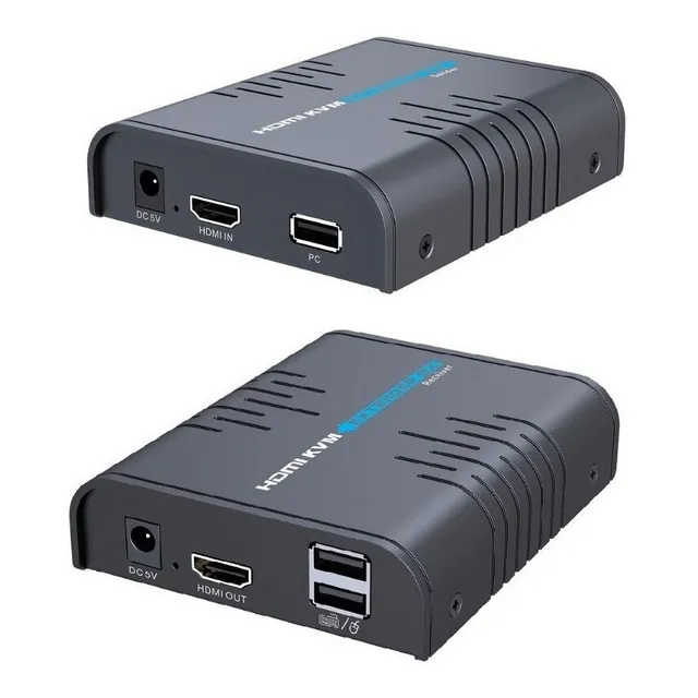 Kit Extensor Hdmi Kvm Sobre Ip 1080p Cat 5e/ 6/ 30 Hz 5 Vcd