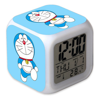 Reloj Despertador Digital De Cubo Con Luz Led Multicolor Reloj Despertador Digital De Cubo Con Luz Led Multicolor