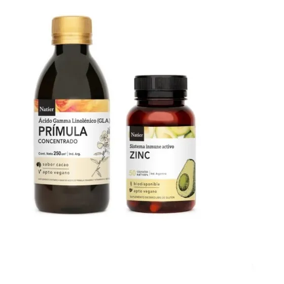 Prímula + Zinc Plan Ciclo Saludable Premenstrual Natier