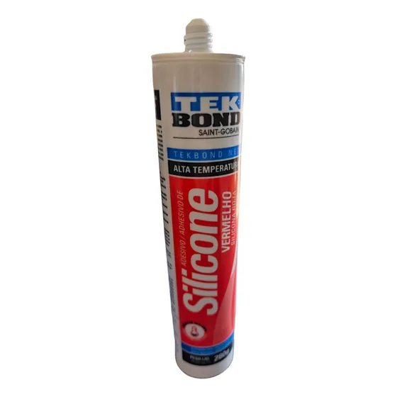 Silicona Roja Alta Temperatura 345º Sellante Tubo 300ml