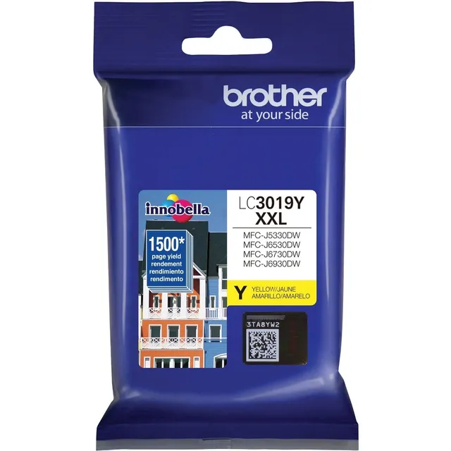 Cartucho De Tinta Brother Lc3019y Amarillo Alto Rendimiento