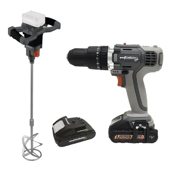 Mezclador De Pintura Con Taladro + 1 Bat Gladiator Pro