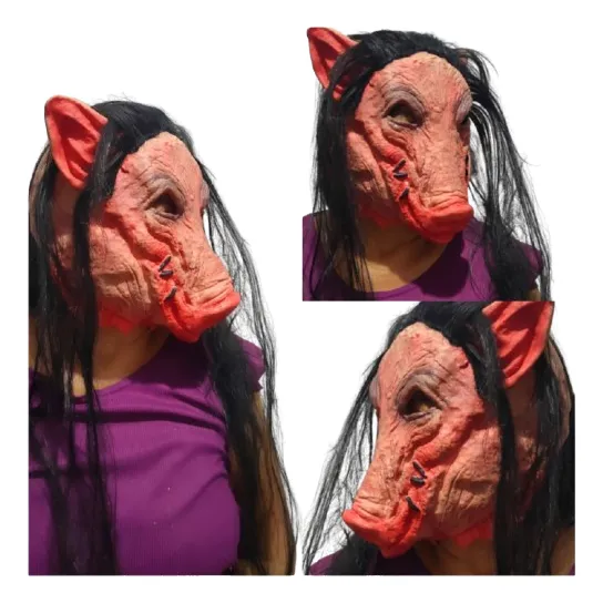 Mascara Cerdo Carnicero Pig Saw