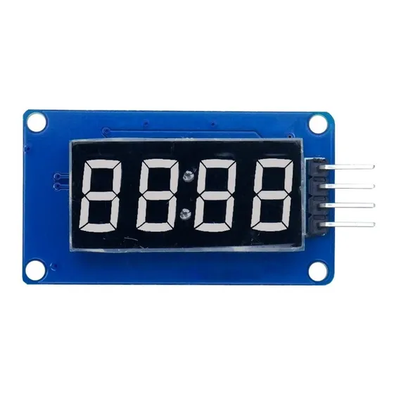 Modulo Display 4 Digitos Controlador Tm1637 4 Pines