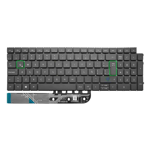 Teclado Para Dell 15 5510 5515 7510 3511 3515 3520 P112f Luz