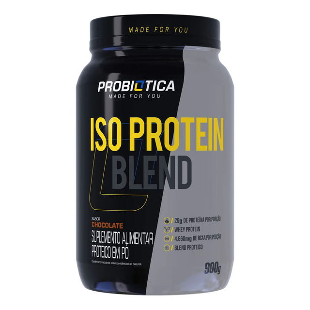 Suplemento Academia Whey Iso Protein Blend Probiótica Sabor Chocolate Suplemento Academia Whey Iso Protein Blend Probiótica Sabor Chocolate