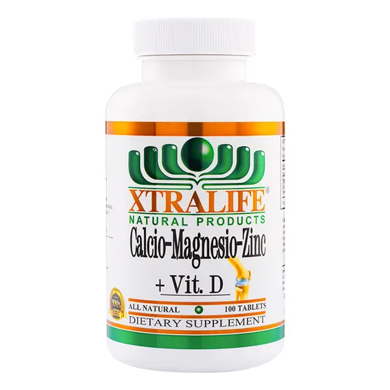 Calcio, Magnesio, Zinc + Vit.d - 100 Tabletas (autorizado)