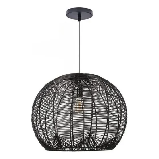 Lampara De Techo Canton 30 Luminaria Living Dormitorio Lcm Estructura Negro