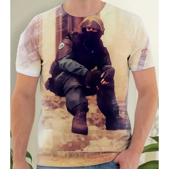 Camiseta Camisa Personalizada Counter Strike Cs Fps