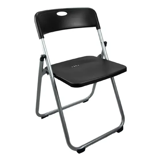 Silla de jardin Cozy Home Plegable SHT-SP color negro diseño Liso 1 cuerpo