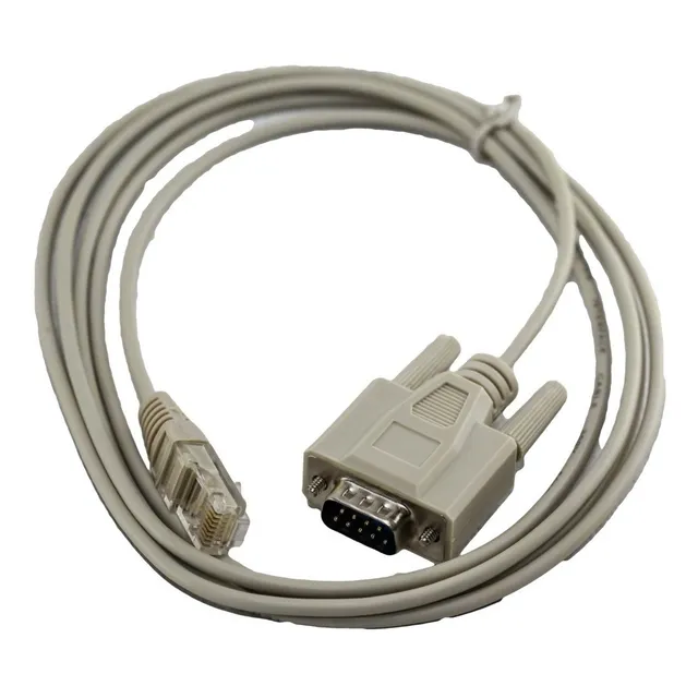 Cable 4mt Serial Db9 Serie Rs232 Macho A Ficha Rj45 Red Htec