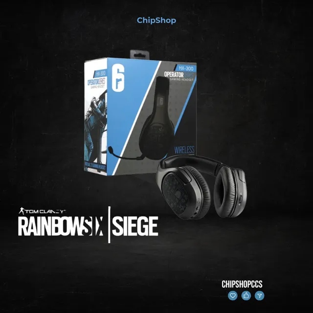 Audifonos Gamer Rainbow Six Checkpoint Ubisoft Wireless