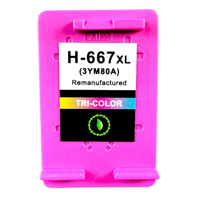 Cartucho De Tinta Compatible Con 667xl Tricolor