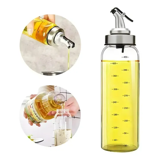 Recipiente Dispensador De Aceite O Vinagre Aceitero 500 Ml