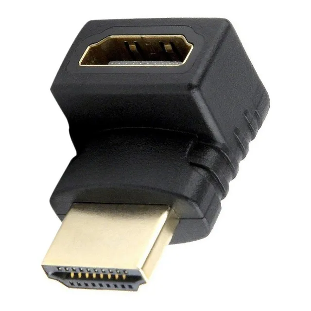 Conector Unión Hdmi En L 90 Grados Hdmi Macho A Hembra