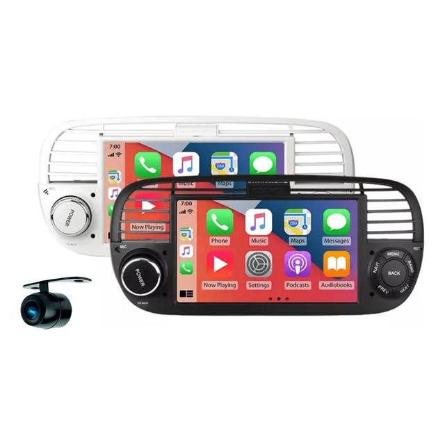 Multimidia Fiat 500 Original 6gb Carplay Android Auto Camera