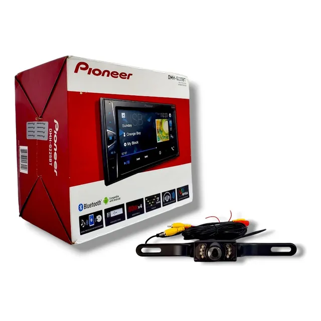 Estereo Pantalla Pioneer Dmh-g225 Bluetooth Color Negro