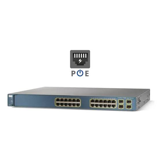 Switch Cisco Administrable C3560g 24 Puertos 10/100/1000 Poe