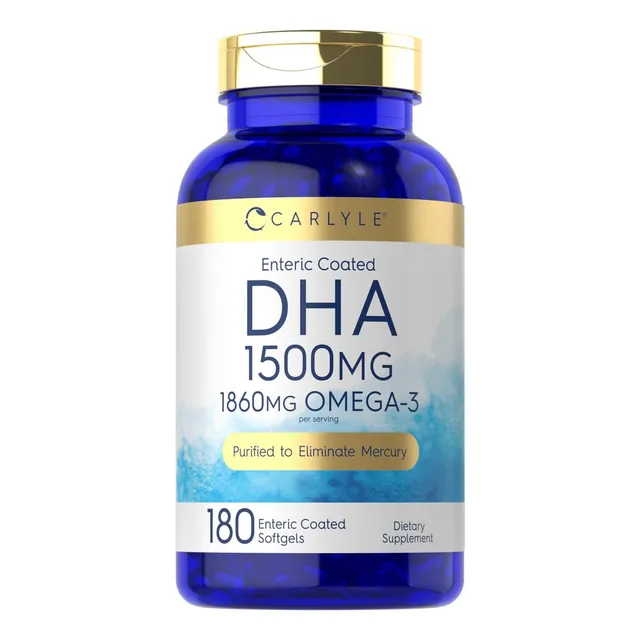 Suplemento Carlyle Dha 1000 mg | 180 cápsulas blandas