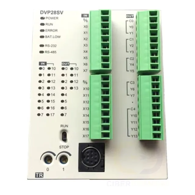 Plc Delta Dvp28sv11t2 16in 12out Tran 24v 4 Pulsos
