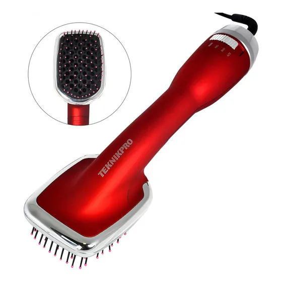 Teknikpro Blow Brush Cepillo Alisador Electrico Secador Pelo